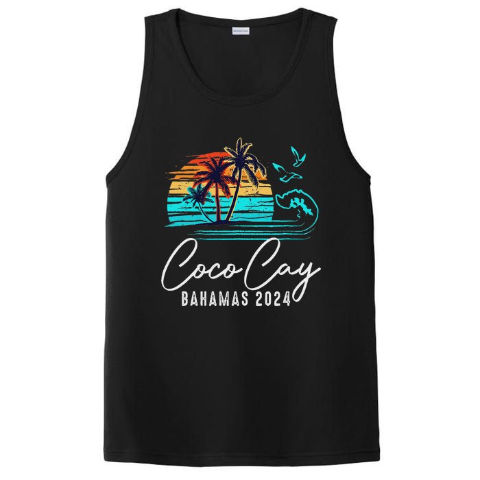 Coco Cay Bahamas 2024 Retro Summer Vacation Matching Group PosiCharge Competitor Tank