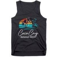 Coco Cay Bahamas 2024 Retro Summer Vacation Matching Group Tank Top