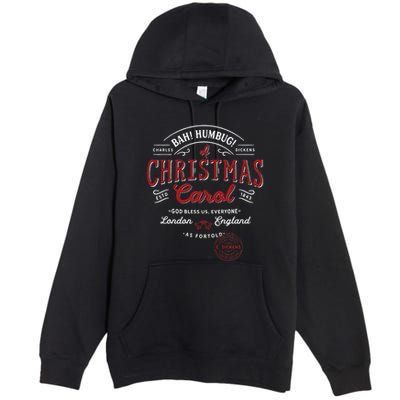Christmas Carol Bah! Humbug! Holiday Design Tradition Premium Pullover Hoodie
