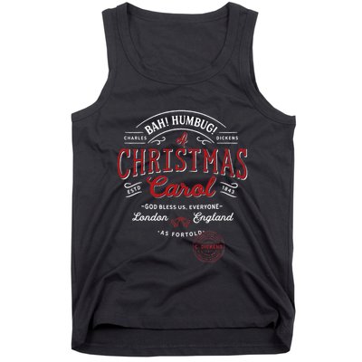 Christmas Carol Bah! Humbug! Holiday Design Tradition Tank Top
