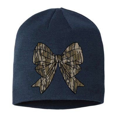 Camo Coquette Bow Duck Hunt Duck Hunting Women Sustainable Beanie