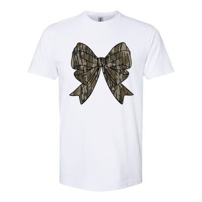 Camo Coquette Bow Duck Hunt Duck Hunting Women Softstyle CVC T-Shirt