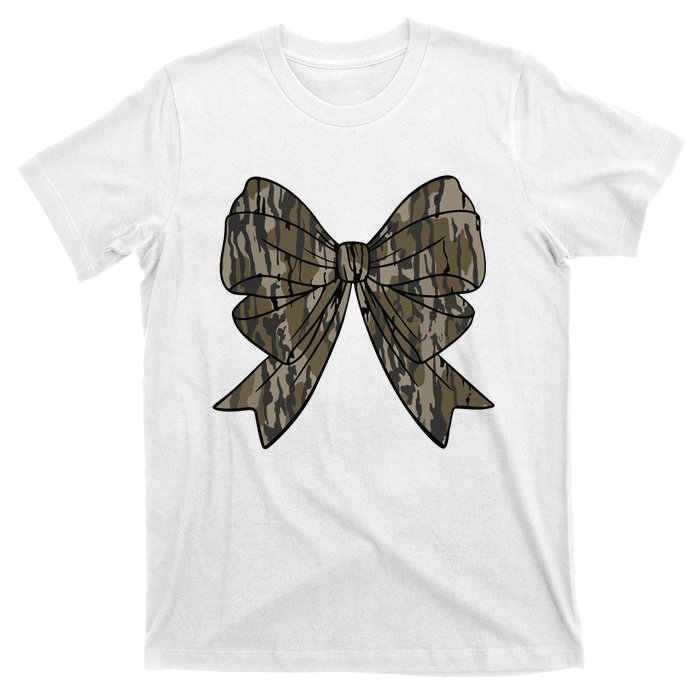 Camo Coquette Bow Duck Hunt Duck Hunting Women T-Shirt