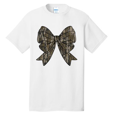 Camo Coquette Bow Duck Hunt Duck Hunting Women Tall T-Shirt