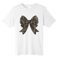 Camo Coquette Bow Duck Hunt Duck Hunting Women Tall Fusion ChromaSoft Performance T-Shirt