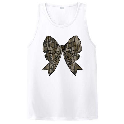 Camo Coquette Bow Duck Hunt Duck Hunting Women PosiCharge Competitor Tank