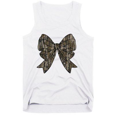 Camo Coquette Bow Duck Hunt Duck Hunting Women Tank Top