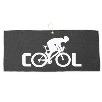 Cool Cycling Bicycle Bicycling Lover Bike Cyclist Large Microfiber Waffle Golf Towel