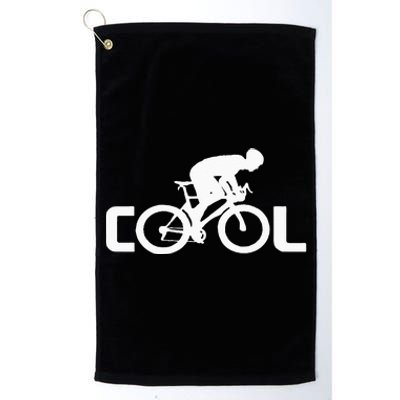 Cool Cycling Bicycle Bicycling Lover Bike Cyclist Platinum Collection Golf Towel