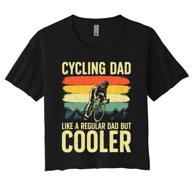 Cool Cycling Bicycling Bikers Bicycle Bike Rider Crop Top