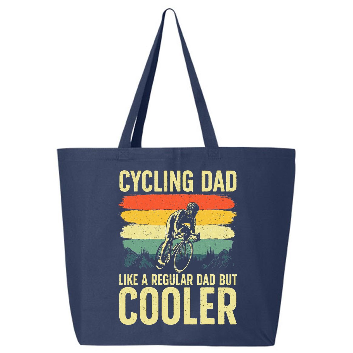 Cool Cycling  Bicycling Bikers Bicycle Bike Rider 25L Jumbo Tote