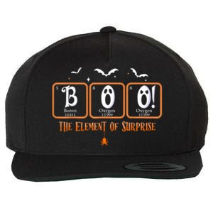 Cute Chemistry Boo The Element Of Surprise Chemist Halloween Wool Snapback Cap