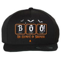 Cute Chemistry Boo The Element Of Surprise Chemist Halloween Wool Snapback Cap