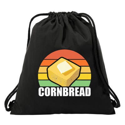 Cornbread Corn Bread Baking Thanksgiving Redneck South Usa Drawstring Bag