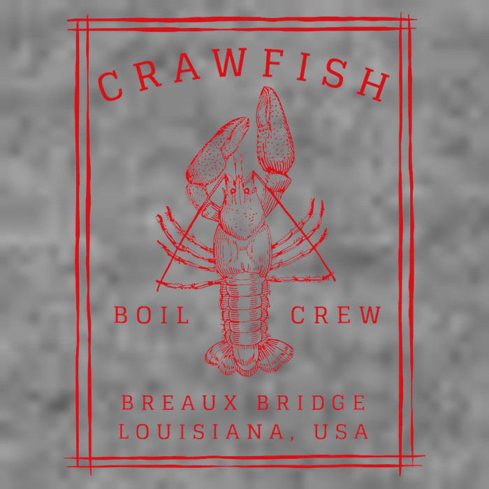 Crawfish Crew Breaux Bridge Retro Cajun Seafood 7-Panel Snapback Hat