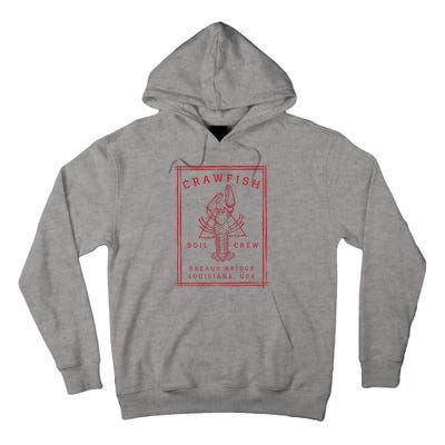 Crawfish Crew Breaux Bridge Retro Cajun Seafood Tall Hoodie