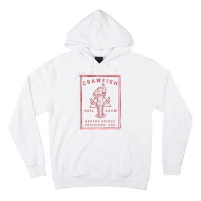 Crawfish Crew Breaux Bridge Retro Cajun Seafood Hoodie