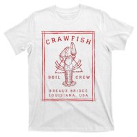 Crawfish Crew Breaux Bridge Retro Cajun Seafood T-Shirt