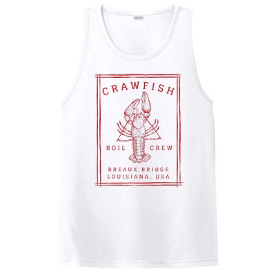 Crawfish Crew Breaux Bridge Retro Cajun Seafood PosiCharge Competitor Tank