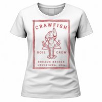 Crawfish Crew Breaux Bridge Retro Cajun Seafood Women's T-Shirt