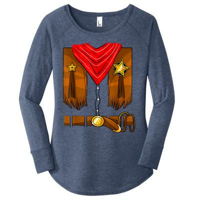 Cowboy Costume Boys Cowgirl Girls Halloween Toddler Women's Perfect Tri Tunic Long Sleeve Shirt