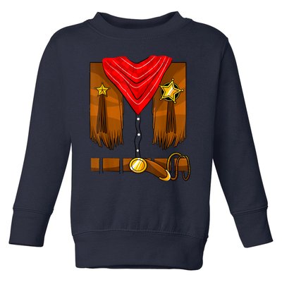 Cowboy Costume Boys Cowgirl Girls Halloween Toddler Toddler Sweatshirt