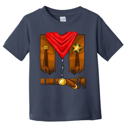 Cowboy Costume Boys Cowgirl Girls Halloween Toddler Toddler T-Shirt