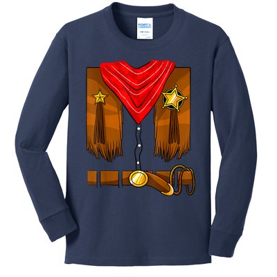 Cowboy Costume Boys Cowgirl Girls Halloween Toddler Kids Long Sleeve Shirt