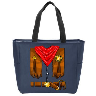 Cowboy Costume Boys Cowgirl Girls Halloween Toddler Zip Tote Bag