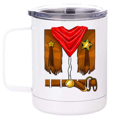 Cowboy Costume Boys Cowgirl Girls Halloween Toddler 12 oz Stainless Steel Tumbler Cup