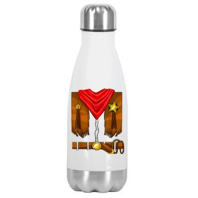 Cowboy Costume Boys Cowgirl Girls Halloween Toddler Stainless Steel Insulated Water Bottle