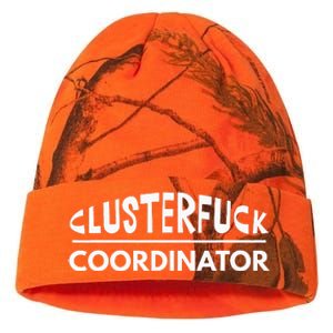 Clusterfuck Coordinator Boss Manager Dads Moms Funny Chaos Kati Licensed 12" Camo Beanie