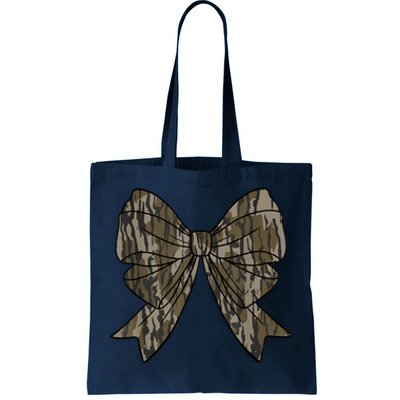 Camo Coquette Bow Duck Hunt Duck Hunting Tote Bag