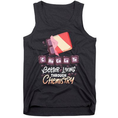 Chocolate Chemie  Better Living Through Chemistry  Tank Top