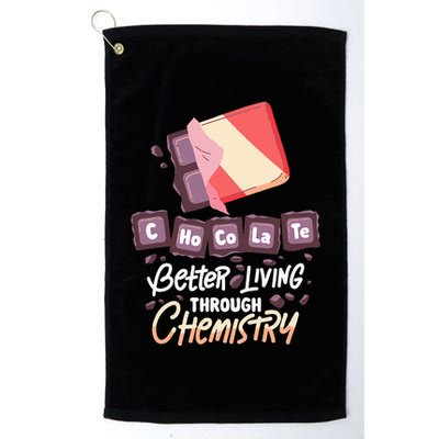 Chocolate Chemie  Better Living Through Chemistry  Golf Towel