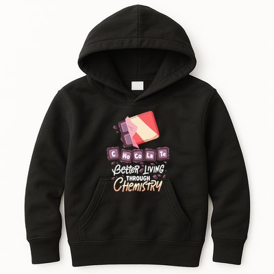 Chocolate Chemie  Better Living Through Chemistry  Kids Hoodie