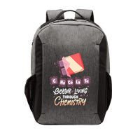 Chocolate Chemie  Better Living Through Chemistry  Vector Backpack