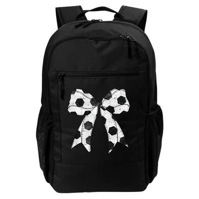 Cute Coquette Bow Funny Game Day Soccer Mom Life Team Sports Gift Backpack