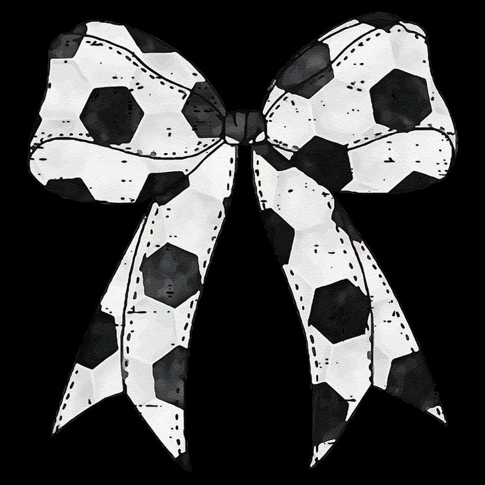 Cute Coquette Bow Funny Game Day Soccer Mom Life Team Sports Gift Bucket Hat