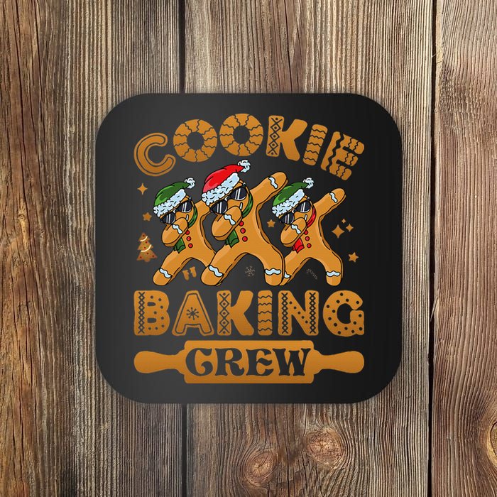 Christmas Cookie Baking Crew Xmas Pajamas Gingerbread Team Coaster