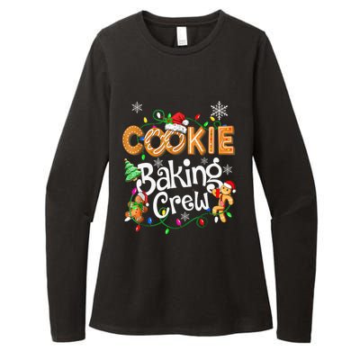 Christmas Cookie Baking Crew Family Baking Team Funny Cookie Womens CVC Long Sleeve Shirt