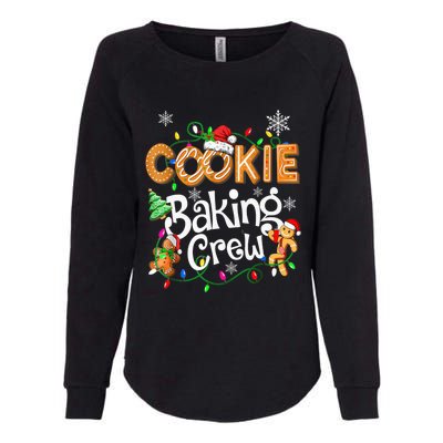 Christmas Cookie Baking Crew Family Baking Team Funny Cookie Womens California Wash Sweatshirt