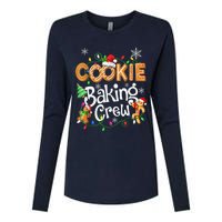 Christmas Cookie Baking Crew Family Baking Team Funny Cookie Womens Cotton Relaxed Long Sleeve T-Shirt