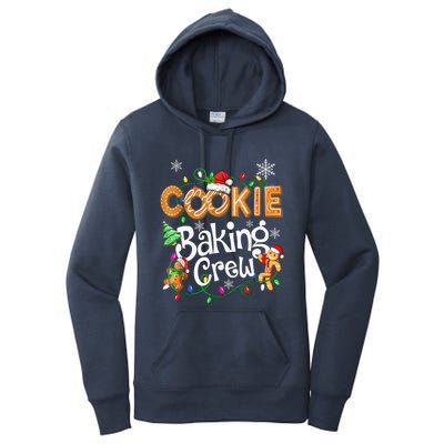 Christmas Cookie Baking Crew Family Baking Team Funny Cookie Women's Pullover Hoodie