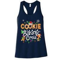 Christmas Cookie Baking Crew Family Baking Team Funny Cookie Women's Racerback Tank