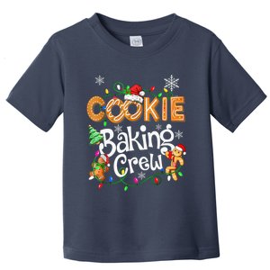 Christmas Cookie Baking Crew Family Baking Team Funny Cookie Toddler T-Shirt