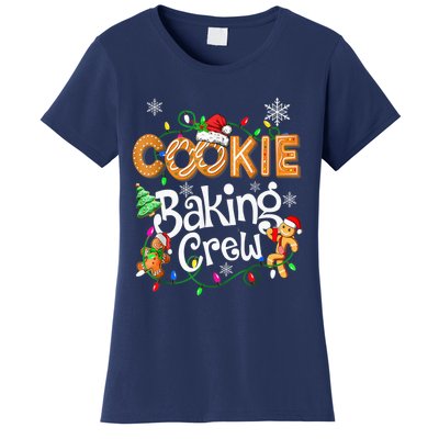 Christmas Cookie Baking Crew Family Baking Team Funny Cookie Women's T-Shirt