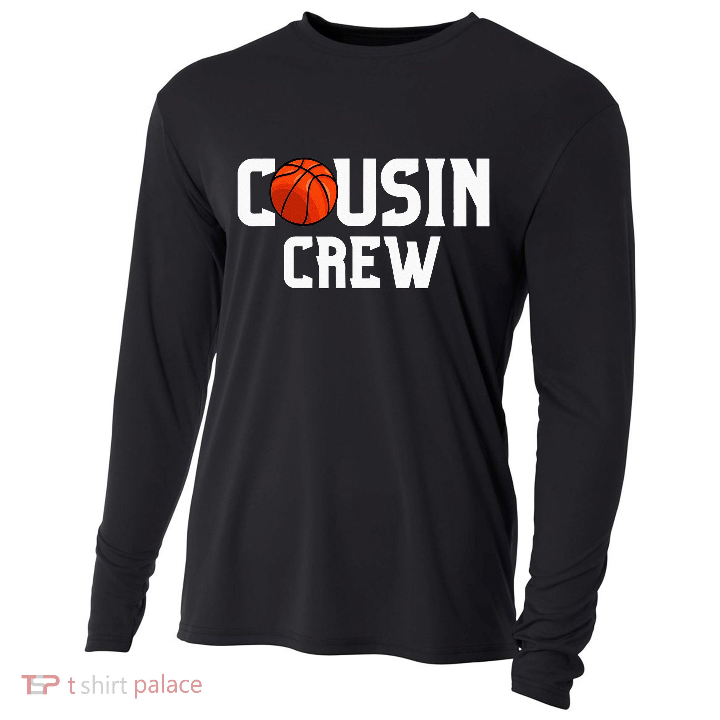 Cousin Crew Basketball Squad Family Friends Basketball Cooling Performance Long Sleeve Crew