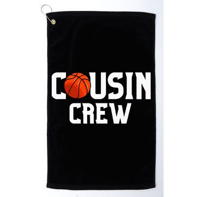 Cousin Crew Basketball Squad Family Friends Basketball Golf Towel