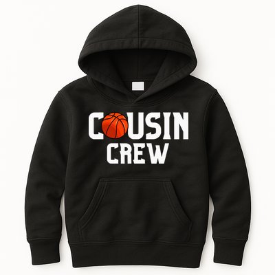 Cousin Crew Basketball Squad Family Friends Basketball Kids Hoodie